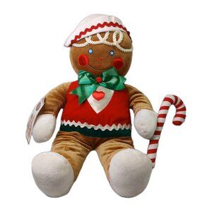 Gingerbread Man Target 1990 Christmas Plush Commonwealth Candy Cane 21"